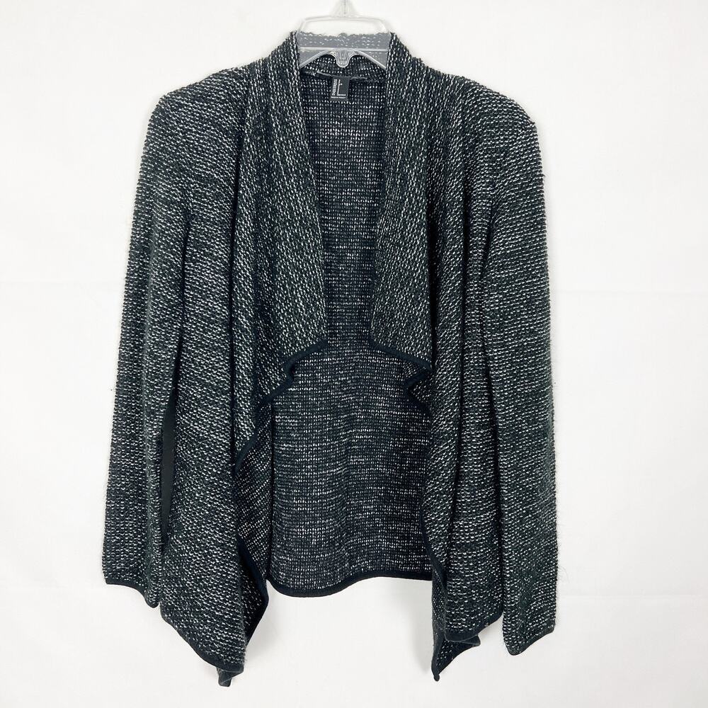 XXI Open Front Marled Waterfall Cardigan Size Small
